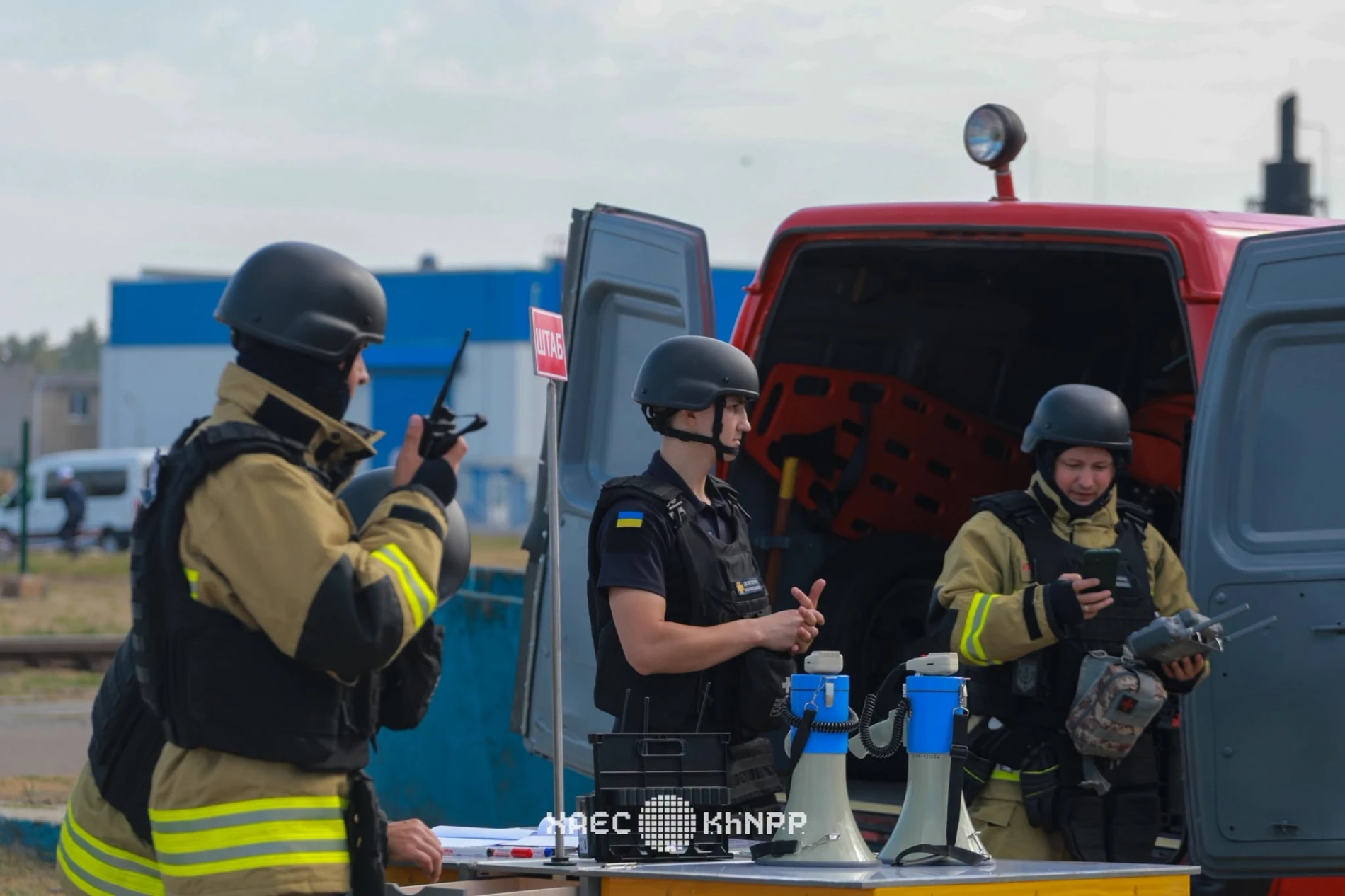 На Хмельницькій АЕС відбулися тактико-спеціальні навчання