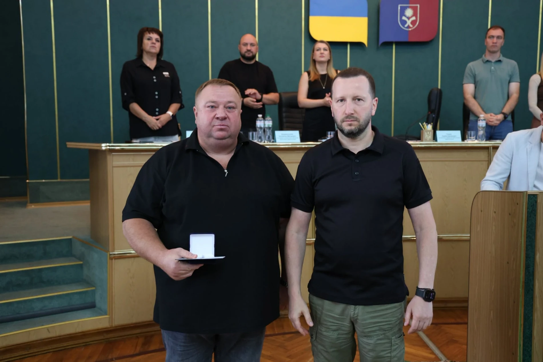 Почесним знаком Хмельницької ОВА нагороджено голову Ганнопільської сільської ради