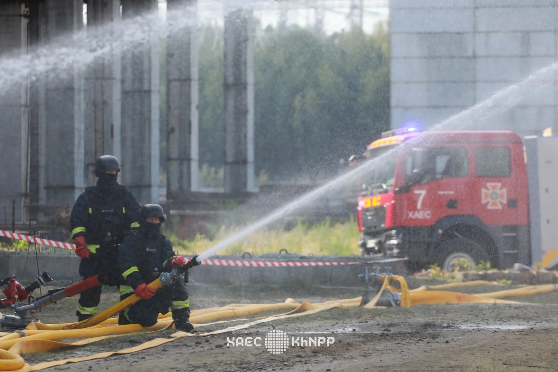 На Хмельницькій АЕС відбулися тактико-спеціальні навчання