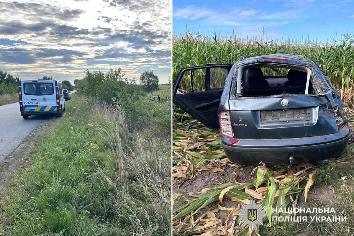 На Шепетівщині 16-річний водій спричинив ДТП, у якій травмувалось двоє неповнолітніх