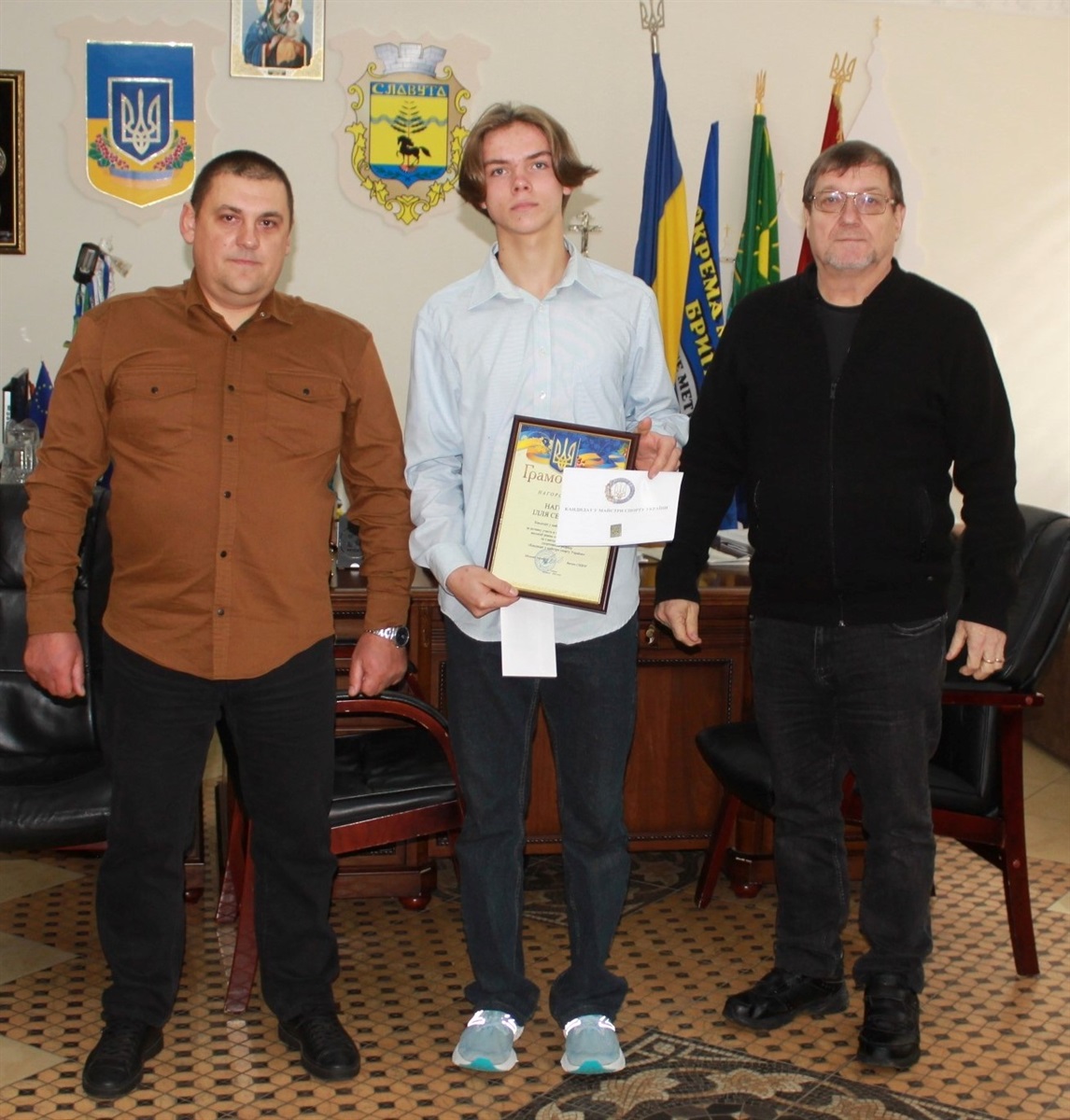 Спортсмени отримали звання «Кандидат у майстри спорту України» та заслужені відзнаки