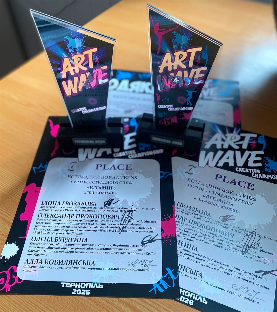 Славутські таланти здобули перемоги на «ART WALE – 2026»