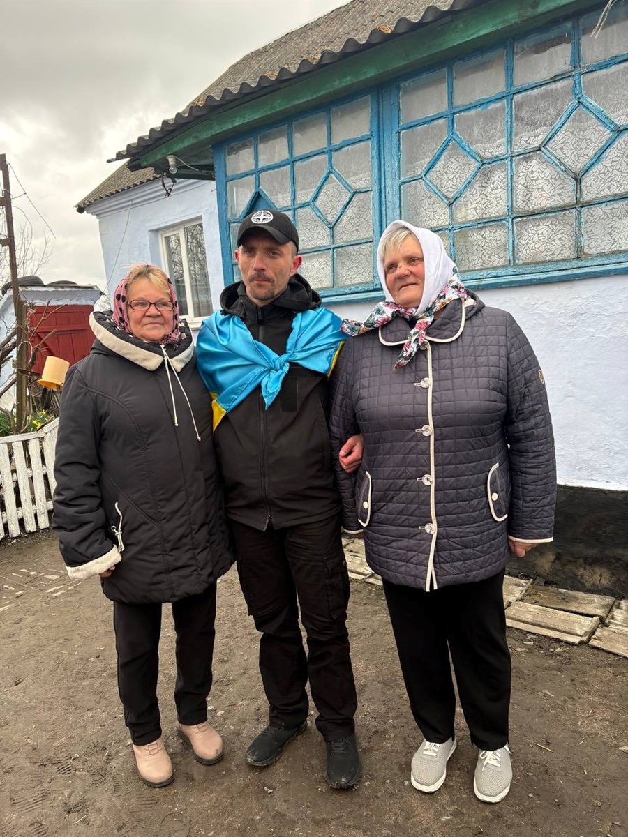 Гаптар Віктор повернувся додому з полону до Ганнопільської громади