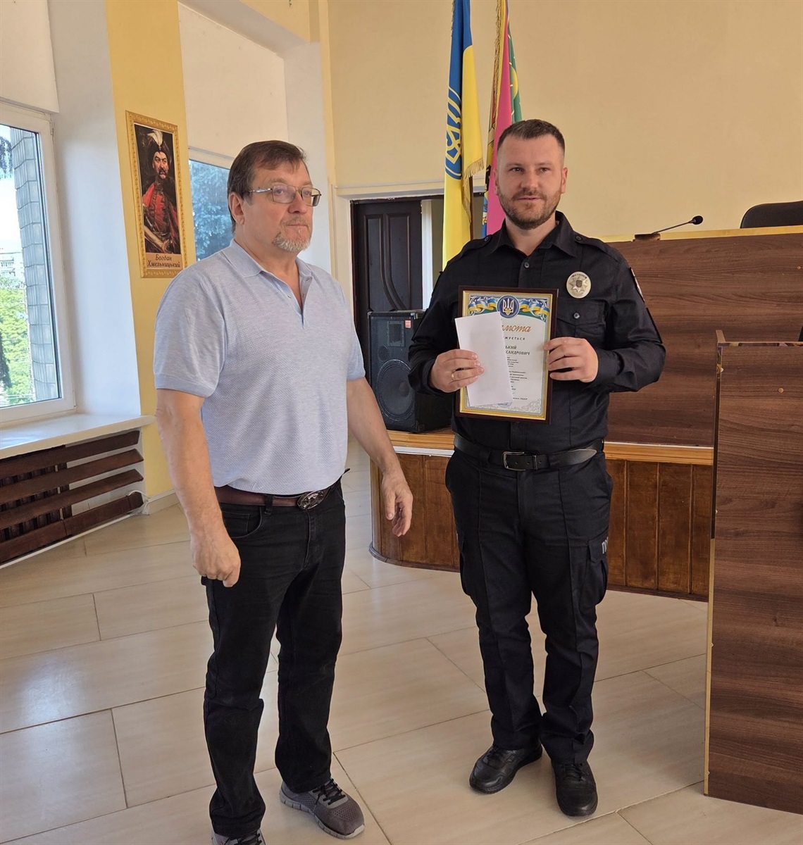 На варті спокою громади: у Славуті відзначили дільничних офіцерів поліції