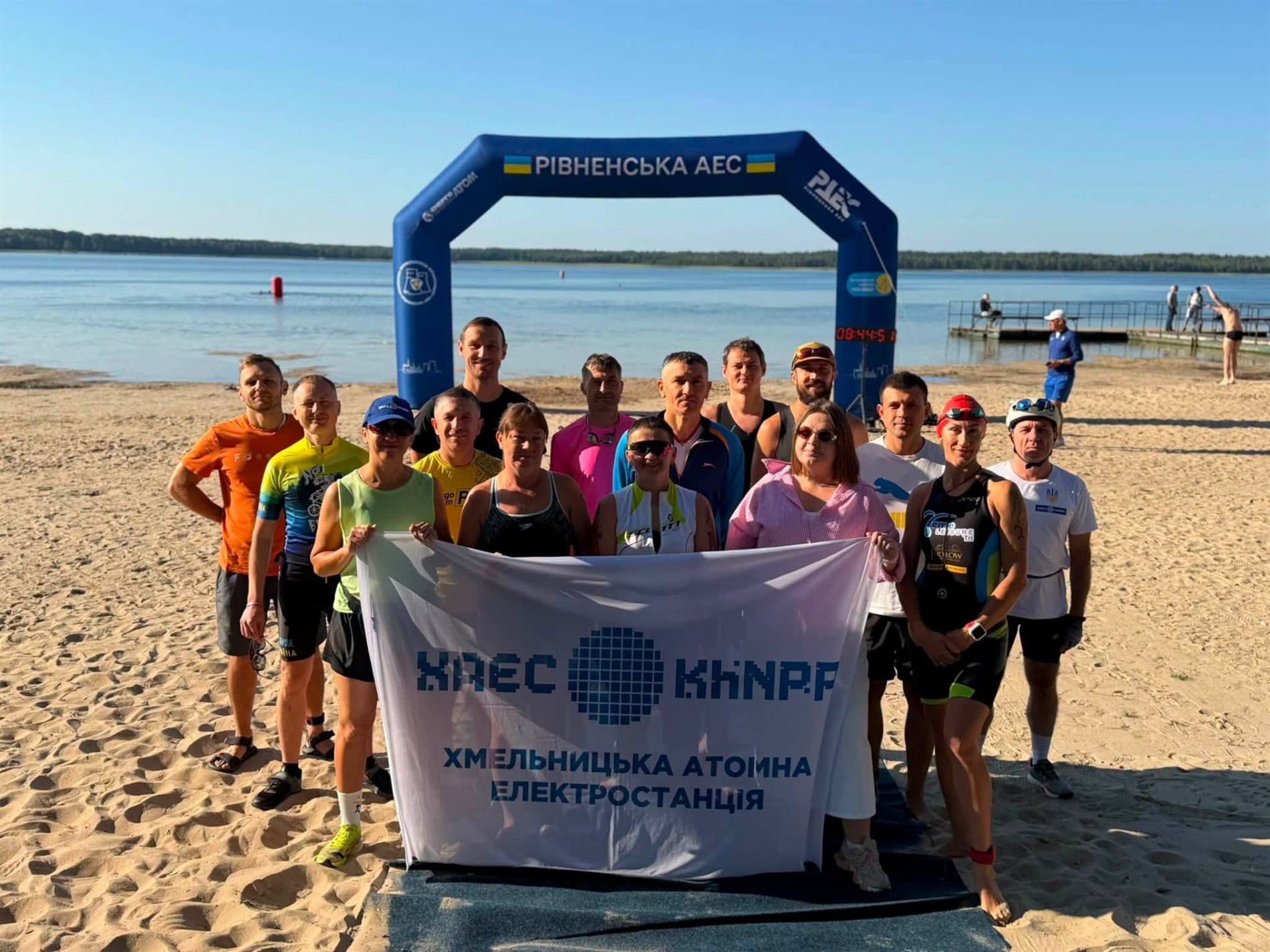 Працівники ХАЕС – бронзові призери благодійного заходу «Energy Pulse Triathlon»